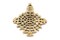 Brass Ethiopian Coptic Cross Pendant, African Abyssinian Design, Orthodox Christian Pendant for Jewelry, The Bead Chest